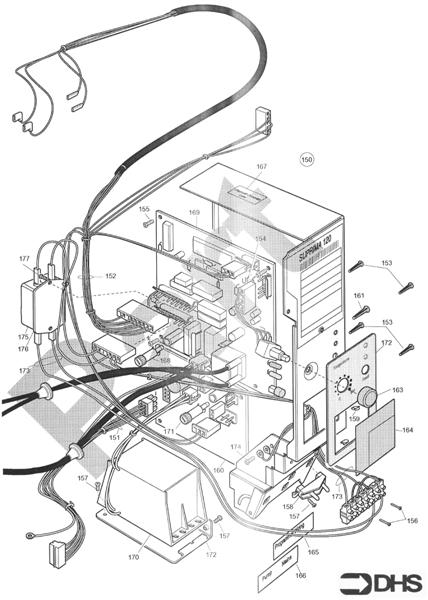 Exploded Diagram for CONTROL ASSY