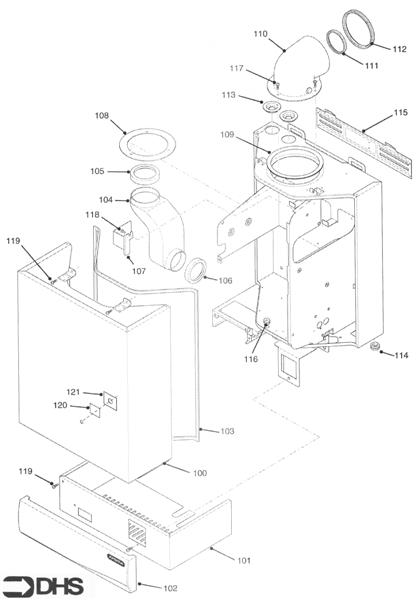 OUTER CASE - FLUE ASSY logo
