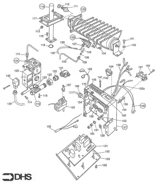 Exploded Diagram for CONTROLS ASSY