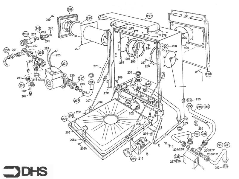 Exploded Diagram for CASING - PIPEWORK