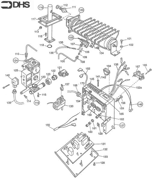 Exploded Diagram for CONTROLS ASSY
