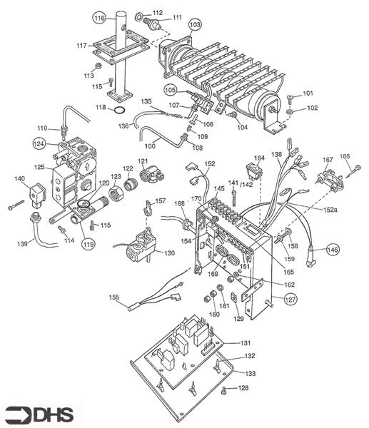 Exploded Diagram for CONTROLS ASSY