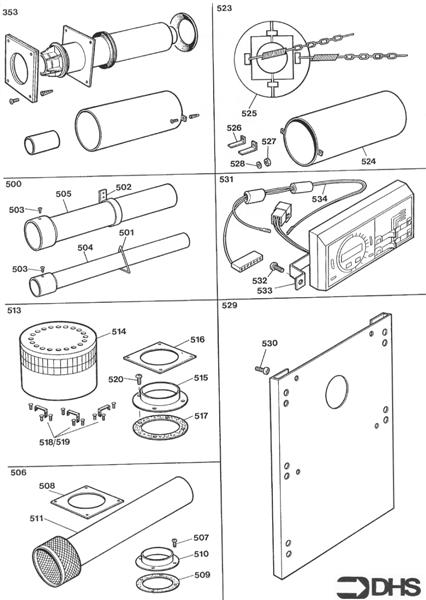Exploded Diagram for OPTIONAL EXTRAS