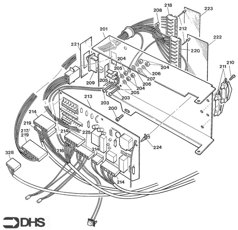 Exploded Diagram for CONTROL ASSY