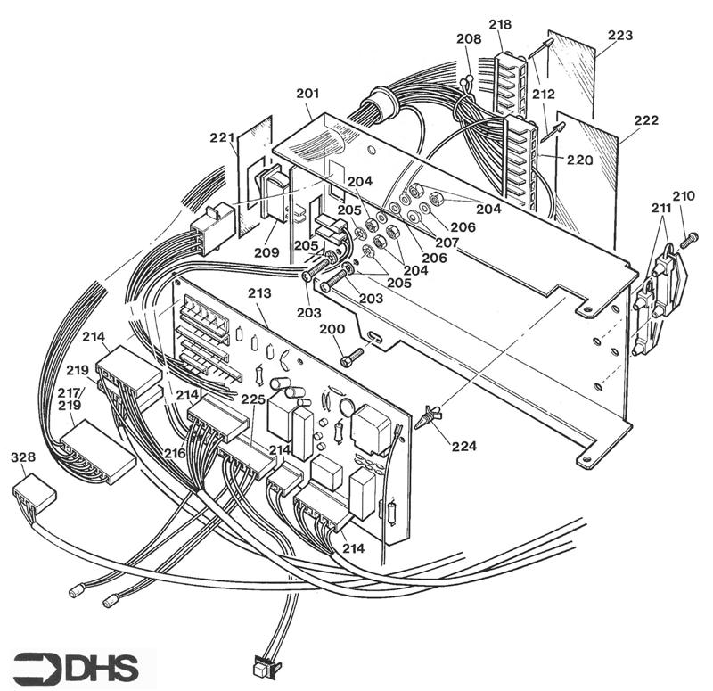 Exploded Diagram for CONTROL ASSY