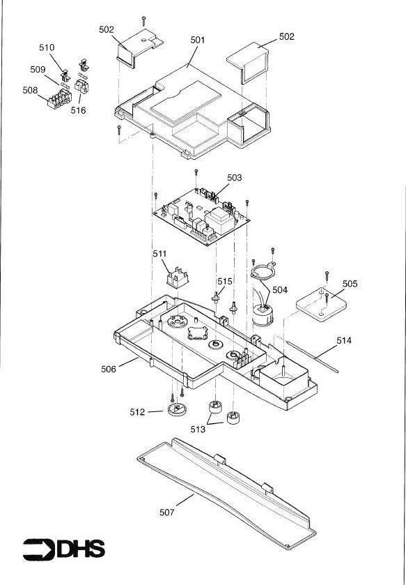 Exploded Diagram for CONTROLS