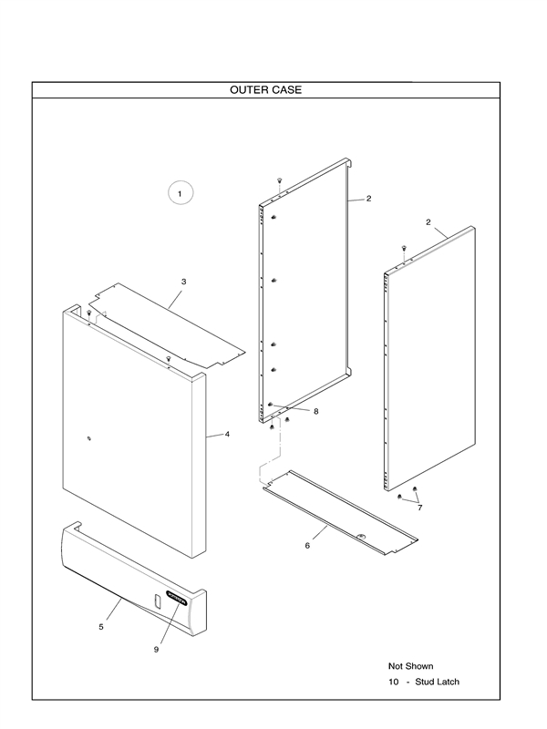 Exploded Diagram for OUTER CASE