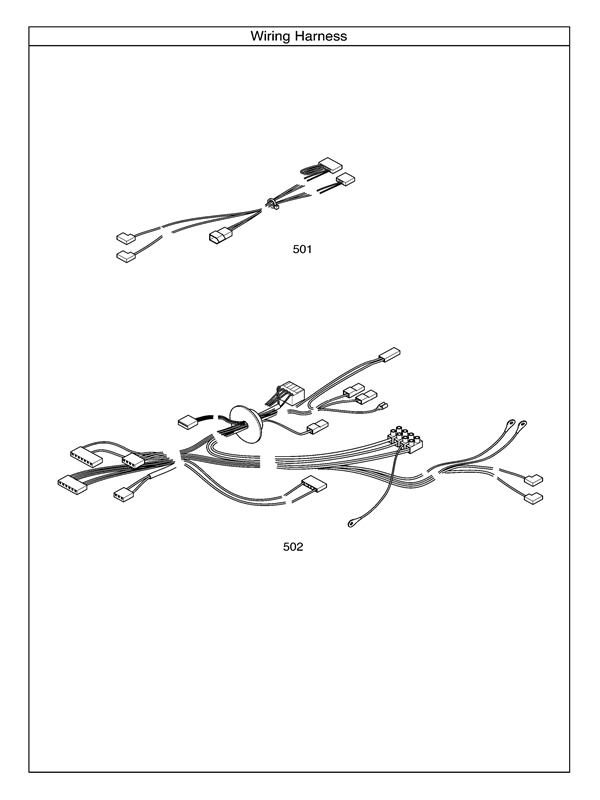 Exploded Diagram for WIRING HARNESS