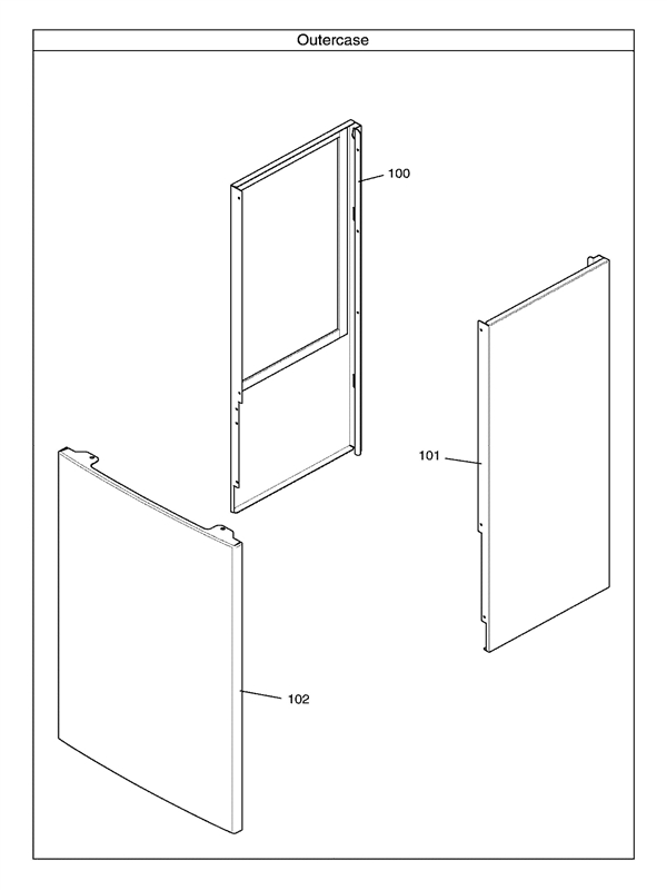 Exploded Diagram for OUTER CASE