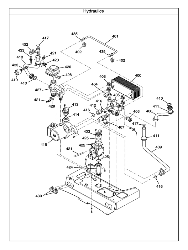Exploded Diagram for HYDRAULICS