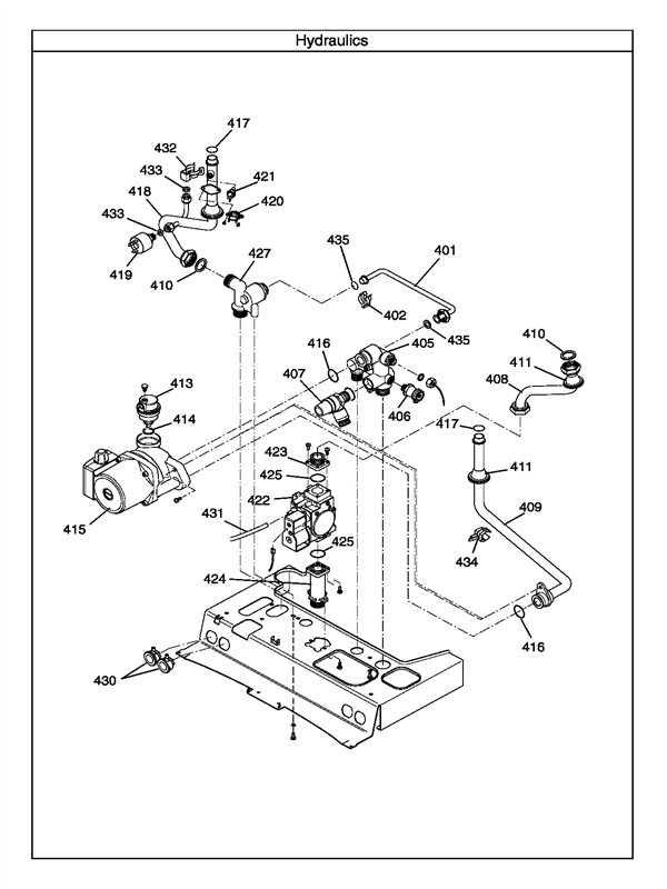 Exploded Diagram for HYDRAULICS