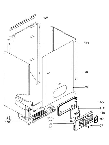 Exploded Diagram for FRAME ASSY