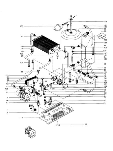 Exploded Diagram for HYDRAULIC SYSTEM ASSY