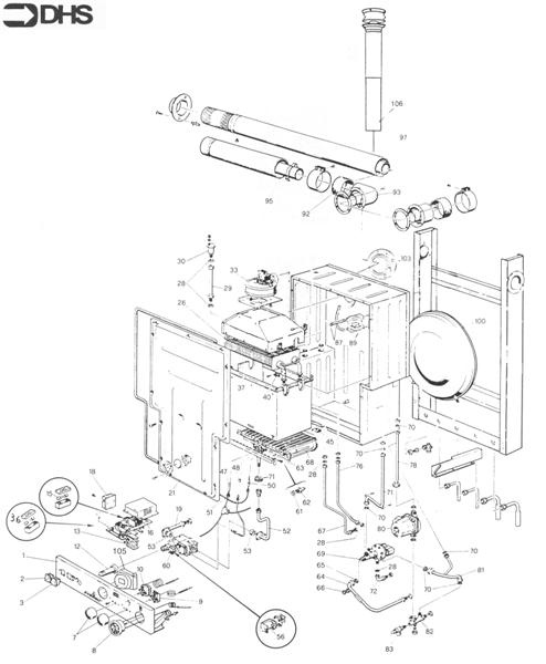 Exploded Diagram for COMPLETE BOILER