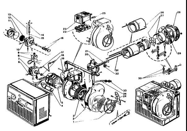 Exploded Diagram for ALL PARTS