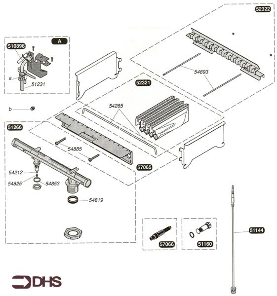 Exploded Diagram for BURNER