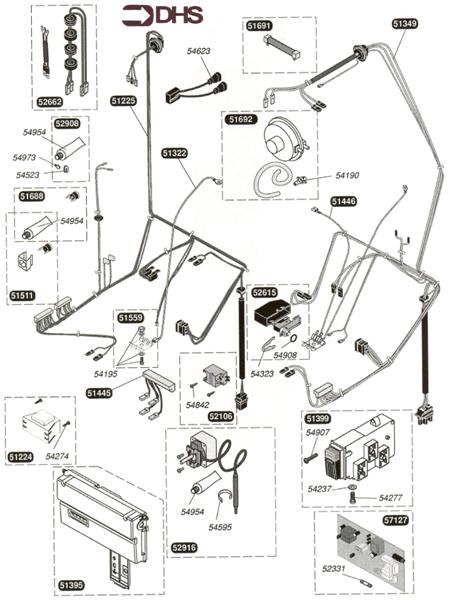Exploded Diagram for HARNESS & ELECTRICAL BOX