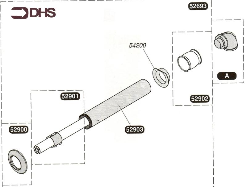 Exploded Diagram for FLUE KIT