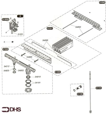 Exploded Diagram for BURNER