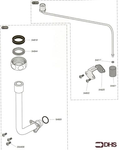 Exploded Diagram for GAS PIPE (WITH REGULATOR)