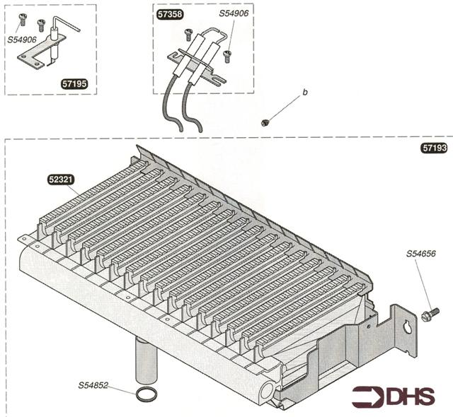 Exploded Diagram for BURNER