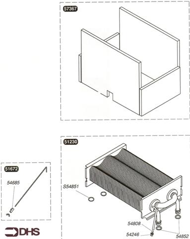 Exploded Diagram for HEAT EXCHANGER (AVANT 2000)