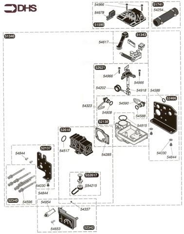 Exploded Diagram for REVERSING VALVE