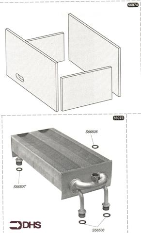 Exploded Diagram for HEAT EXCHANGER