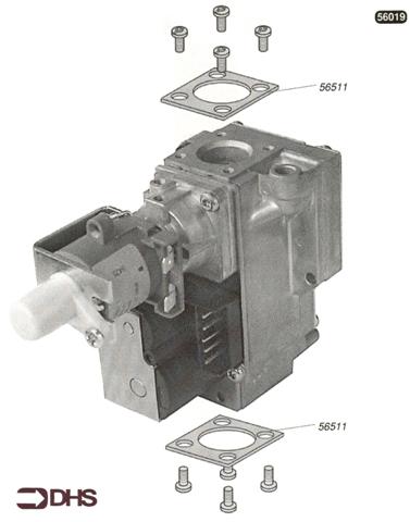 Exploded Diagram for GAS VALVE