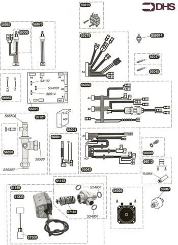 Exploded Diagram for HARNESS & ELECTRIC BOX