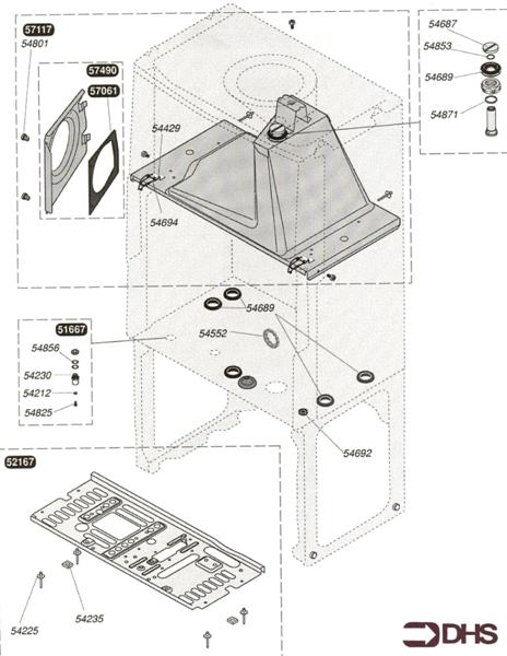 Exploded Diagram for FRAME