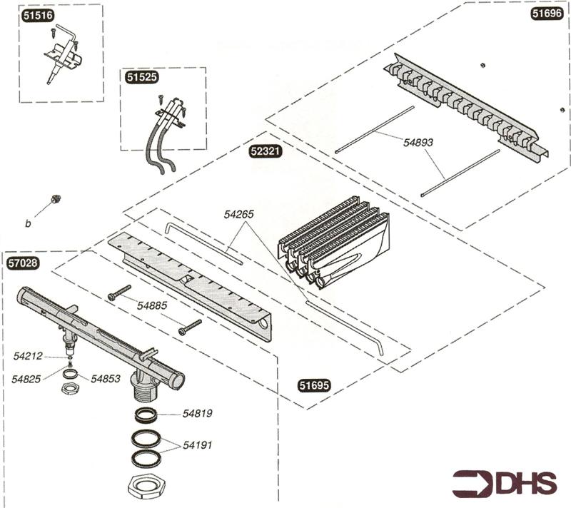Exploded Diagram for BURNER