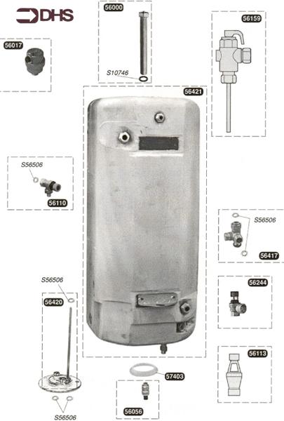 Exploded Diagram for TANK