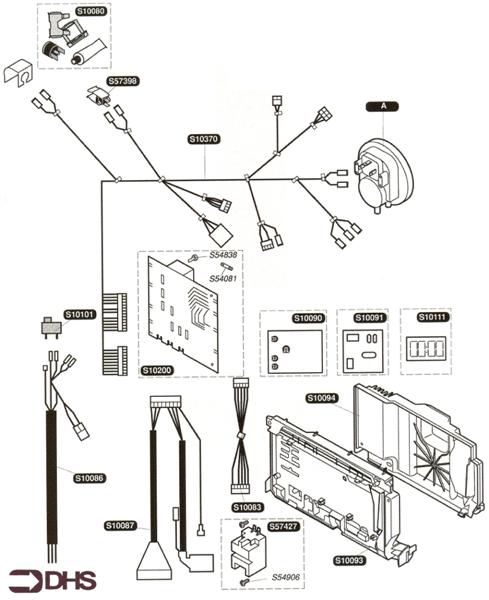 Exploded Diagram for HARNESS & ELECTRIC BOX
