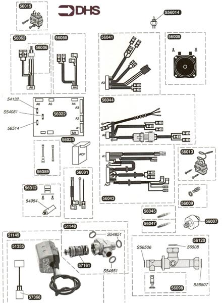 Exploded Diagram for HARNESS & ELECTRIC BOX