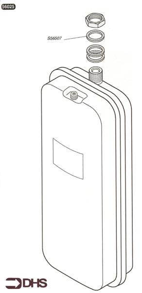 Exploded Diagram for EXPANSION VESSEL
