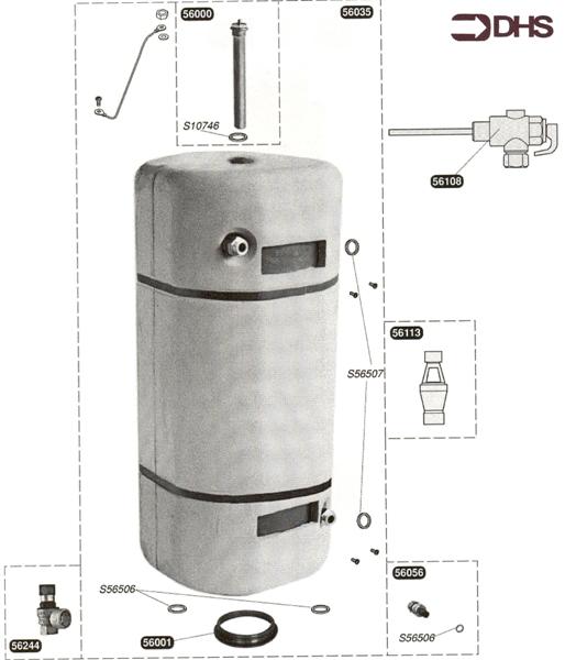 Exploded Diagram for TANK