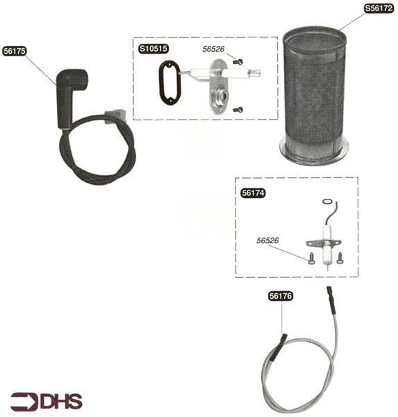Exploded Diagram for BURNER