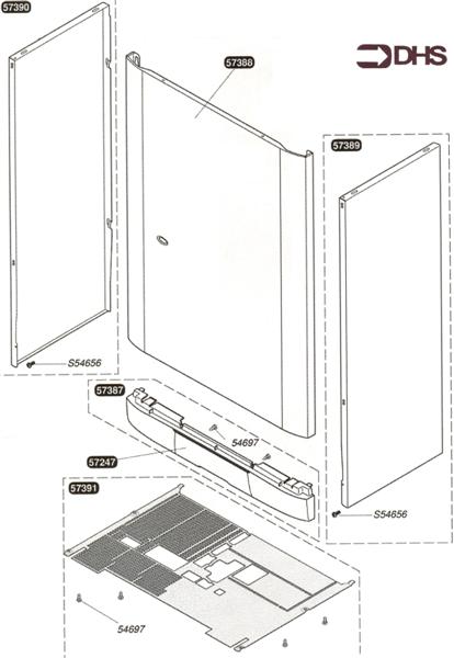Exploded Diagram for CASING