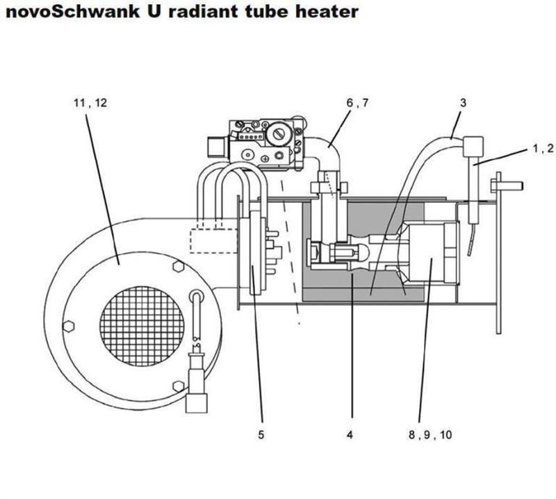 Exploded Diagram for BURNER UNIT