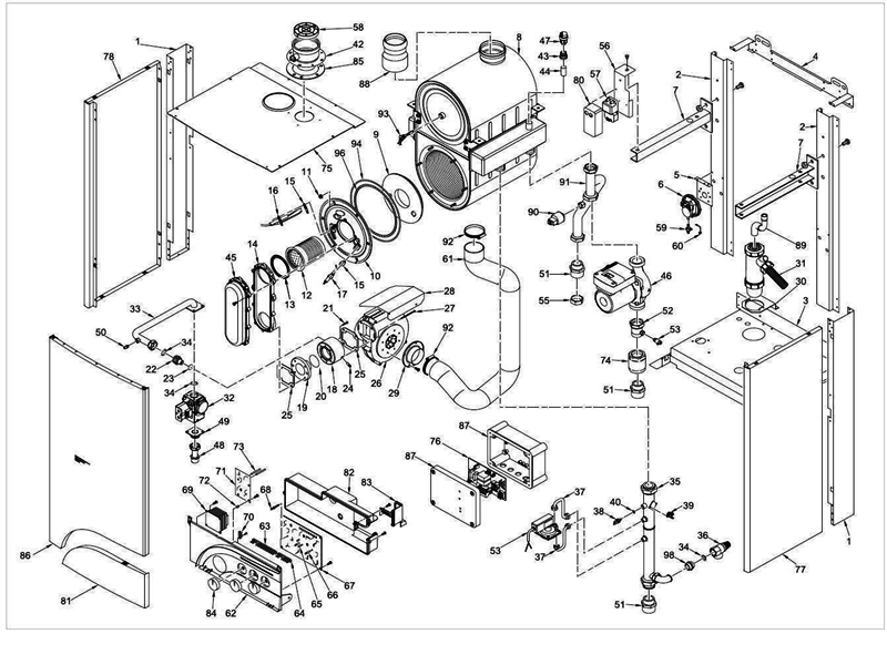 Exploded Diagram for BOILER ASSEMBLY