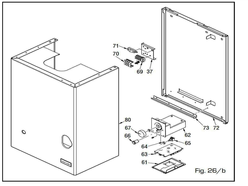 Exploded Diagram for CASE/PANEL ASSEMBLY