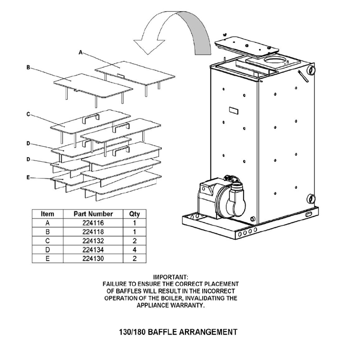 BAFFLE ARRANGEMENT logo