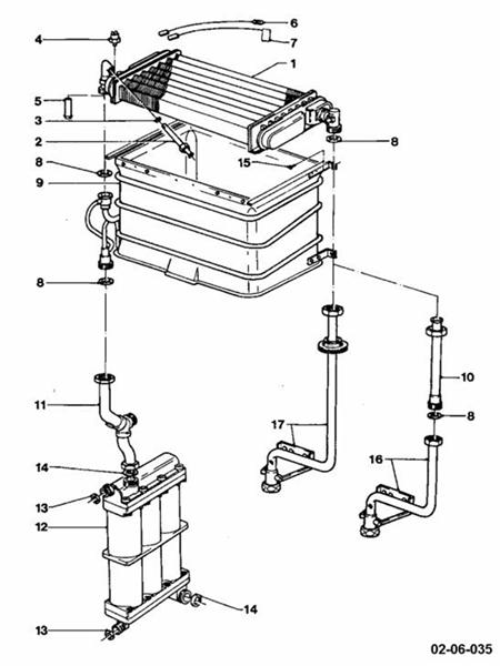 Exploded Diagram for HEAT EXCHANGER