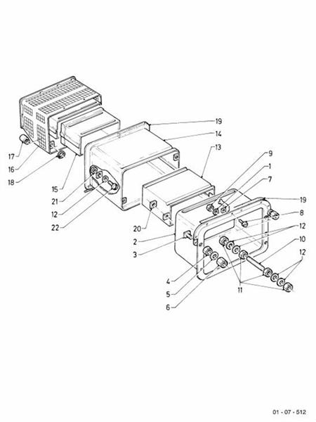 Exploded Diagram for WALLCASE