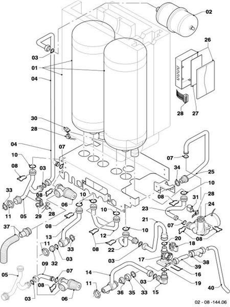 Exploded Diagram for CONNECTION PARTS