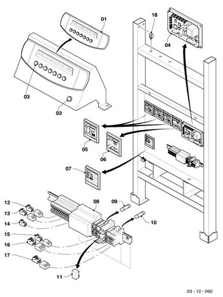 Exploded Diagram for CONTROL PANEL