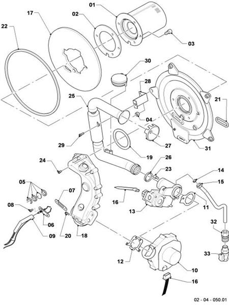Exploded Diagram for BURNER