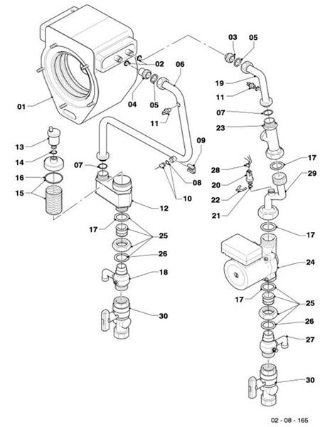 Exploded Diagram for CONNECTION PARTS