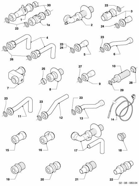 Exploded Diagram for CONNECTING ACCESSORIES
